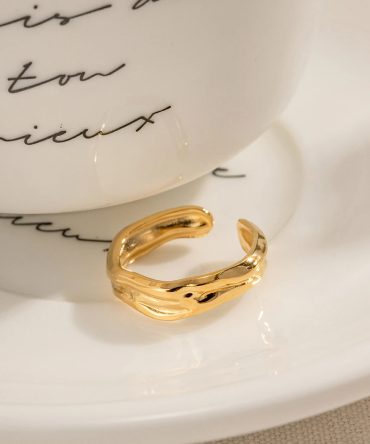 GOLDEN WAVE RING - Image 4